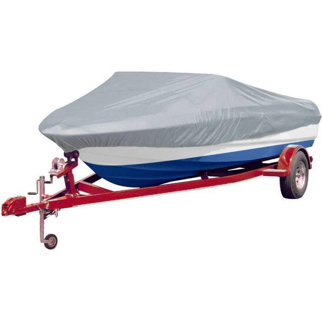 vidaXL Boat Cover Grey Length 488-564 cm Width 239 cm - grey
