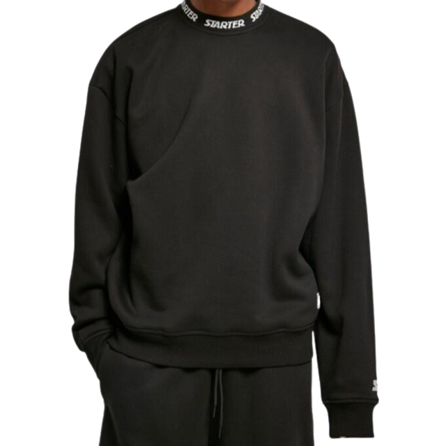 Sweatshirt Urban Classics Starter Jaquard - Blanc - L