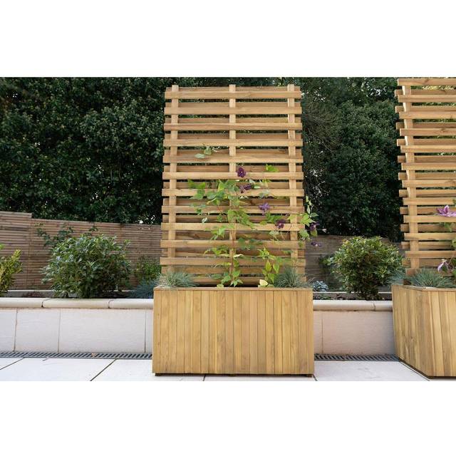 Forest Garden Living Screen Planter, Brown