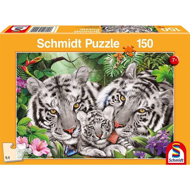 Schmidt Tiger Family Puzzle 150pcs
