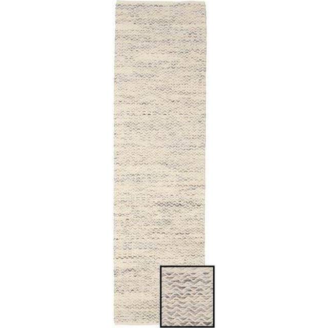 Chevron Waves Matta - Krämbeige / Greige 80x300