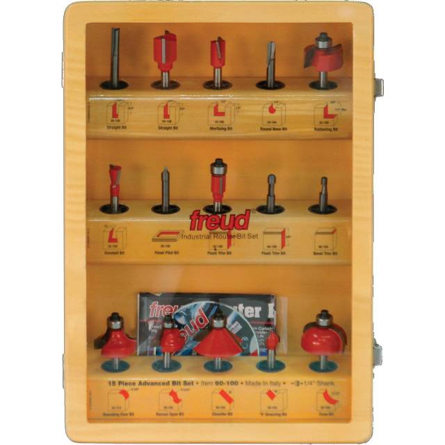 Freud 90-100: 15 Piece Advanced Bit Set