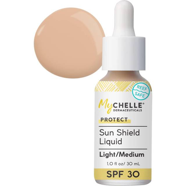 MyChelle Dermaceuticals Protect Sun Shield Liquid Sunscreen SPF 30 Light-Medium 1 oz