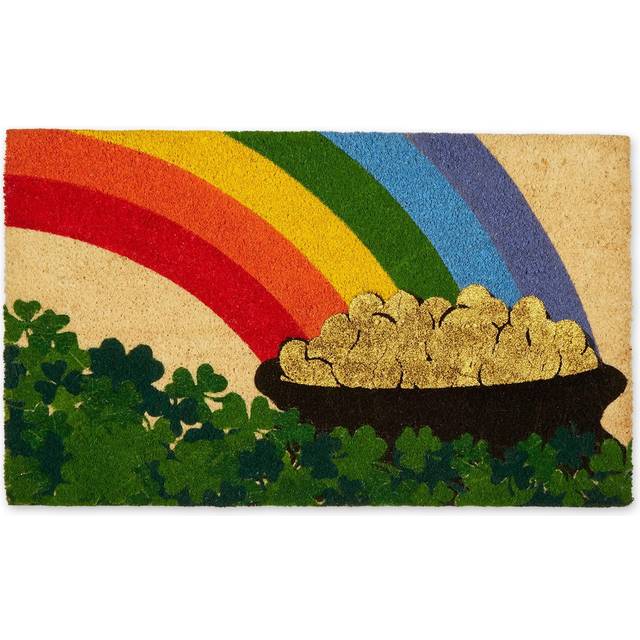 POT OF GOLD GLITTER DOORMAT