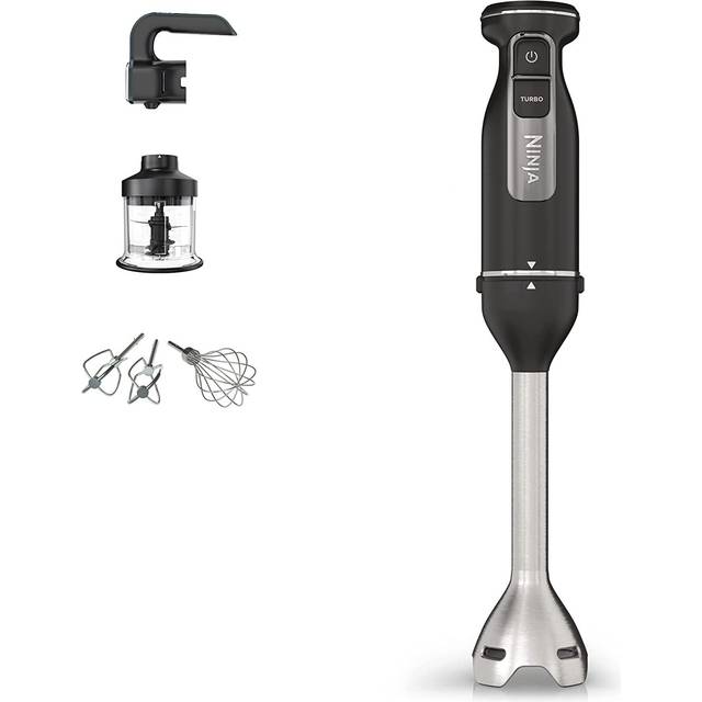 Ninja CI100UK 3 in 1 Hand Blender Mixer Chopper in Black
