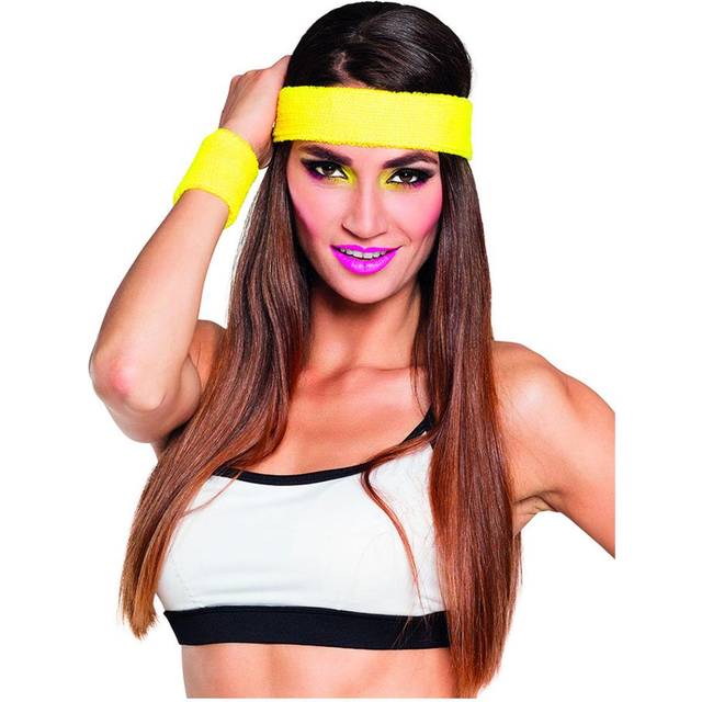 sweatbands 3 pieces yellow