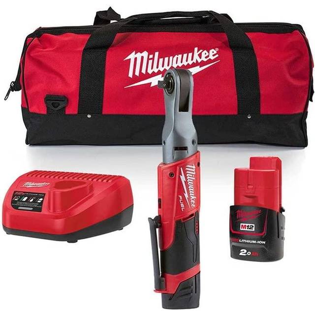 Milwaukee M12 Compact 3/8" Impact Ratchet Kit (1x2.0AH Battery)
