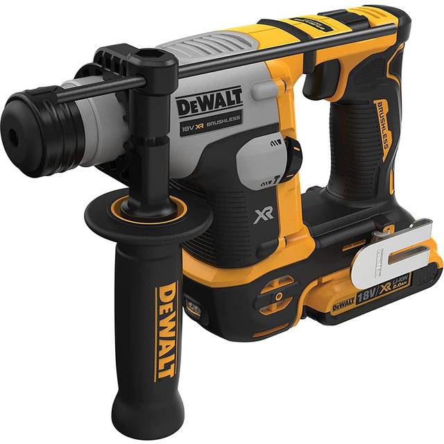 DeWalt DCH172 18v XR Cordless Brushless Compact SDS Plus Hammer Drill 2 x 2ah Li-ion Battery Charger Case