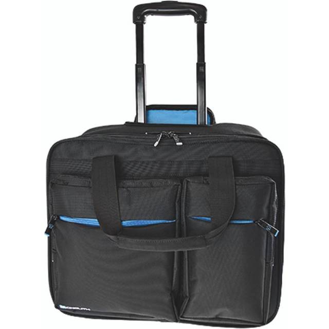 "Monolith 15.6 "" Blueline Wheeled Laptop Case Black/Blue 3317 HM03453"