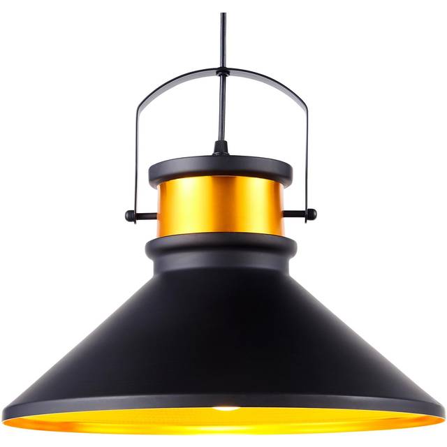 Pendant led Light Black Modern Hanging Ceiling Lighting VN-L00036-UK - Teamson Home