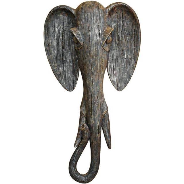 Animal Mask Of The Savannah Wall Sculpture: Elephant