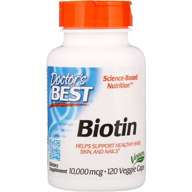 Doctor's Best Biotin 10000 mcg - 120 Veggie Caps