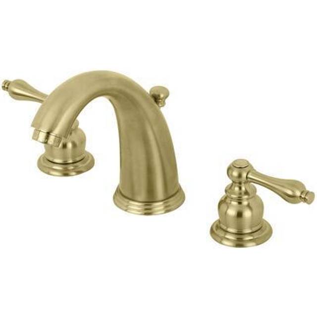 Kingston Brass KB987ALSB Victorian 2-Handle 8 in. Widespread Bathroom Faucet  Brushed Brass