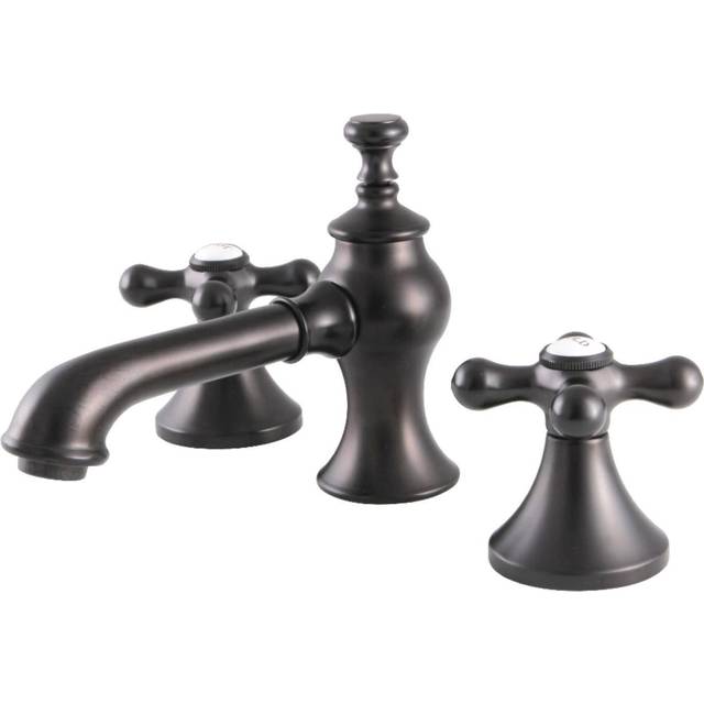 "Kingston Brass KC7065AX Vintage 8"""" Widespread Bathroom Faucet  Oil Ru"