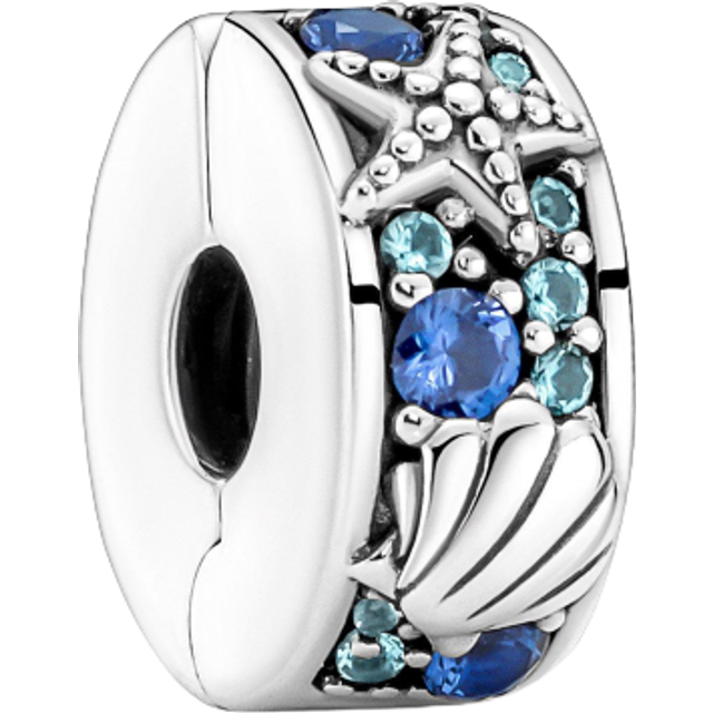 Pandora Charms Tropical Shell and Starfish Clip 791678C01