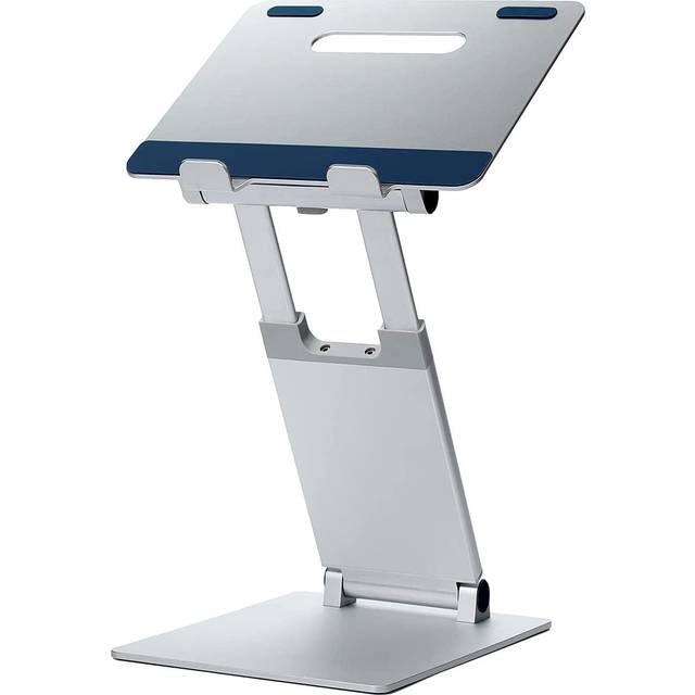 "POUT - Eyes 3 Lift ? Ergonomic Laptop Stand for Desk, Adjustable Height 2"" to 20"" ? Laptop Riser Portable Laptop Stand for Laptop ? Standing Desk"