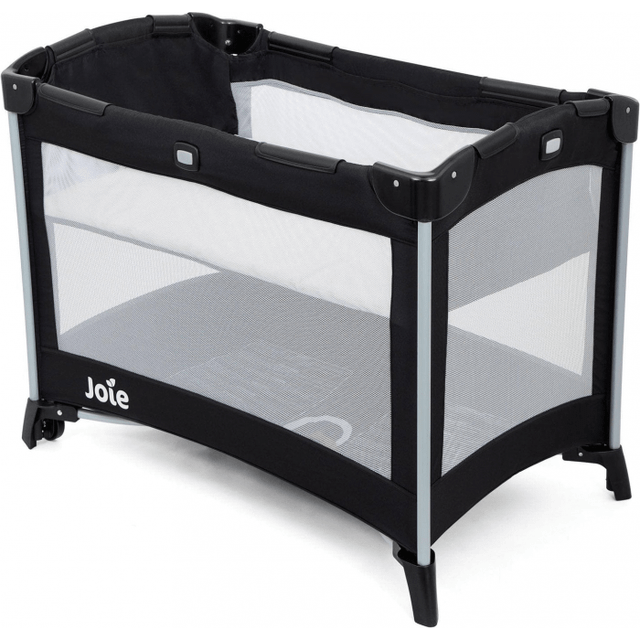 Joie Kubbie Travel Cot- Coal, Black