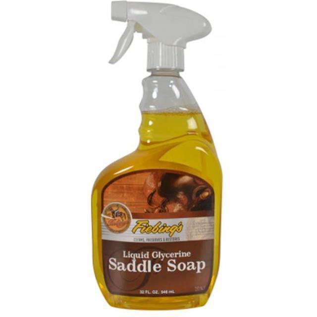 Glycerine leather soap for riding gear Fiebing's 946 Ml - Doré