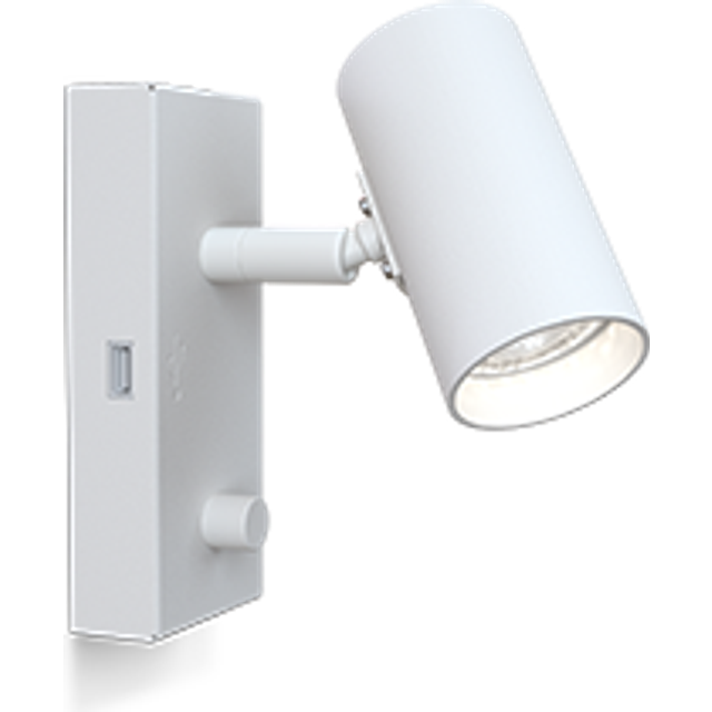 Belid Tyson vänster vägglampa 16,2 cm Svart