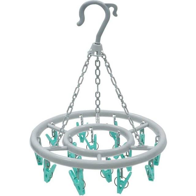 JVL Round Sock Dryer Complete with 16-Piece Clothes Pegs