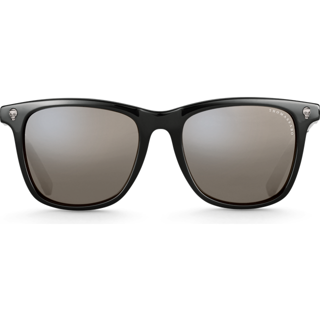 Thomas Sabo Sunglasses Marlon square skull mirrored brown E0011-128-205-A - anthracite/grey/black