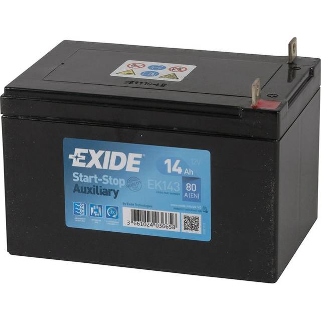 EXIDE - EK143 - Auxiliary Car Battery -12V 14Ah