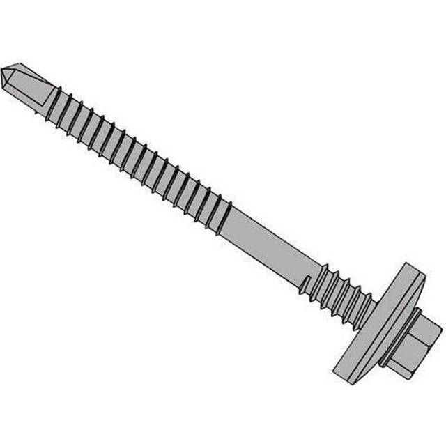 Forgefix TechFast Composite Panels to Steel Hex Screw No.3 Tip 5.5 x 135mm Box 1