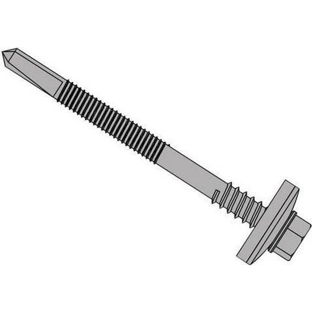 Forgefix TechFast Composite Panels To Steel Hex Screw NO.5 Tip 5.5 X 125MM Box 1
