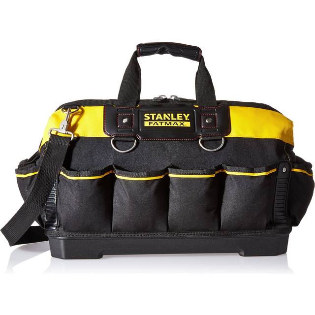 Stanley 518150M FatMax Tool Bag, 18, Black & Gray & Red, Pack of 1