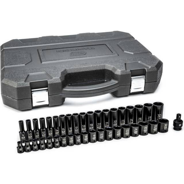 Gearwrench 12 piece 1/2in drive impact socket set metric 8 - 19mm 84930n