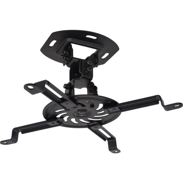 Universal Adjustable Ceiling Projector Mount for Regular and Mini Projectors, Projection Mount with Extending Arms,