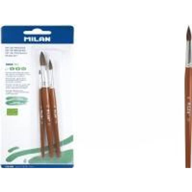 MiLAN ROUND GOAT HAIR BRUSHES SERIES