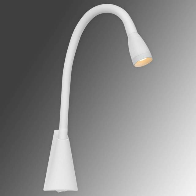 'GALEN' Modern Stylish Non Dimmable Wall Mountable Bedside LED Lamp - White - One Size