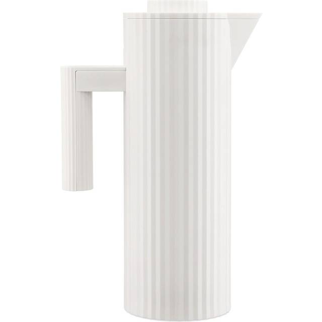 Alessi Plissé thermos jug 1 L White