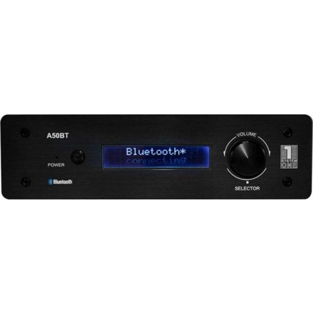 System One A50BT kompakt stereoförstärkare med Bluetooth & DAC