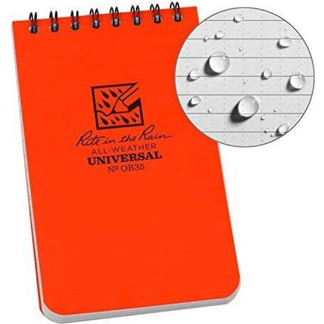 Rite in the Rain 3x5" All Weather Notebook - Orange