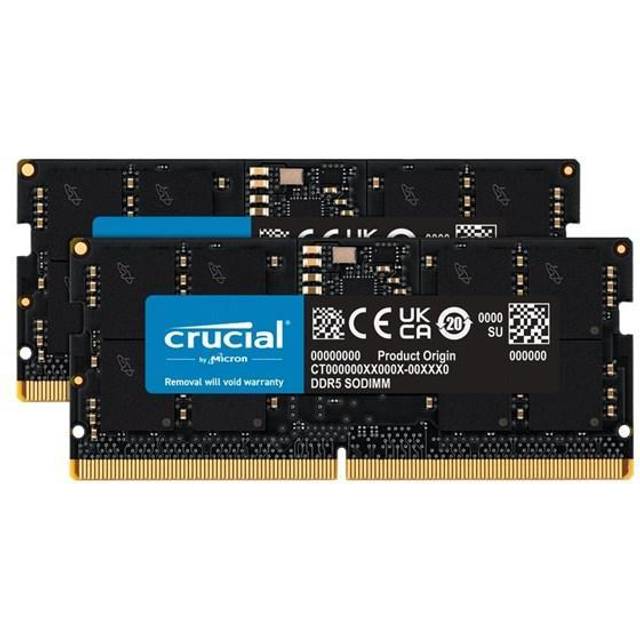 Crucial CT2K16G56C46S5 RAM-minne, Svart, 32 GB (2 x 16 GB)