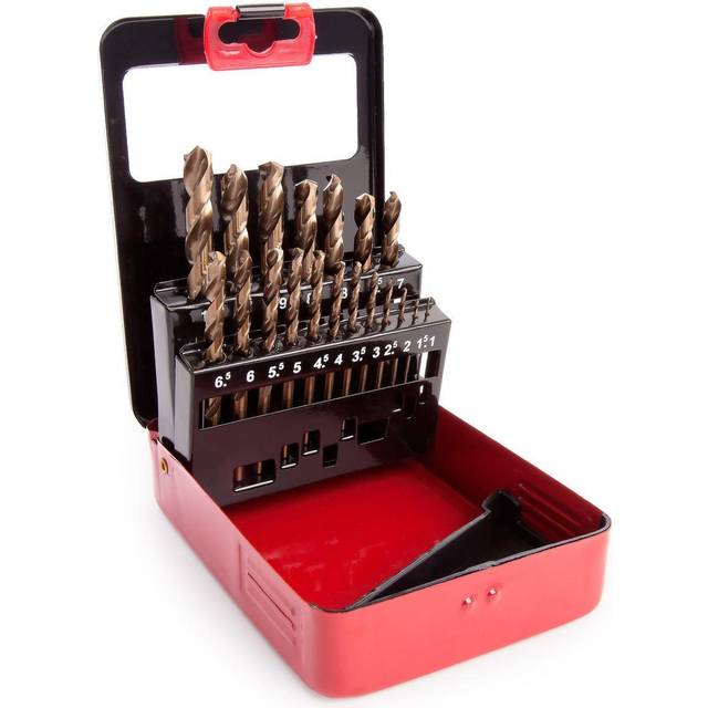 Sealey 19 Piece HSS-Co Drill Bit Set