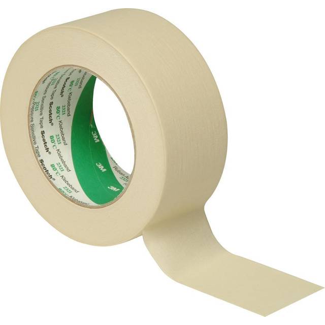3M 7100195888 General Use Masking Tape 201E, 48 mm x 50 m, Beige