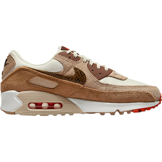 Nike air max 90 ,,snakeskin swoosh'' unisex trainers (dx9502 100)