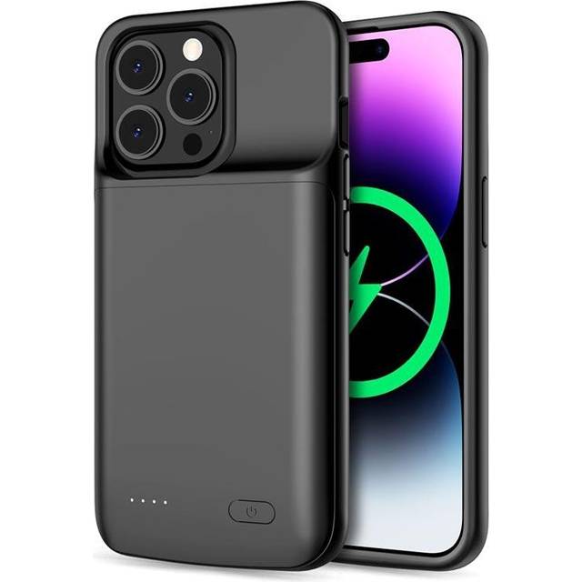 Tech-Protect Powercase iPhone 14/14 Pro Batteriskal (Öppen Förpackning - Bulk Tillfredsställande) - Svart