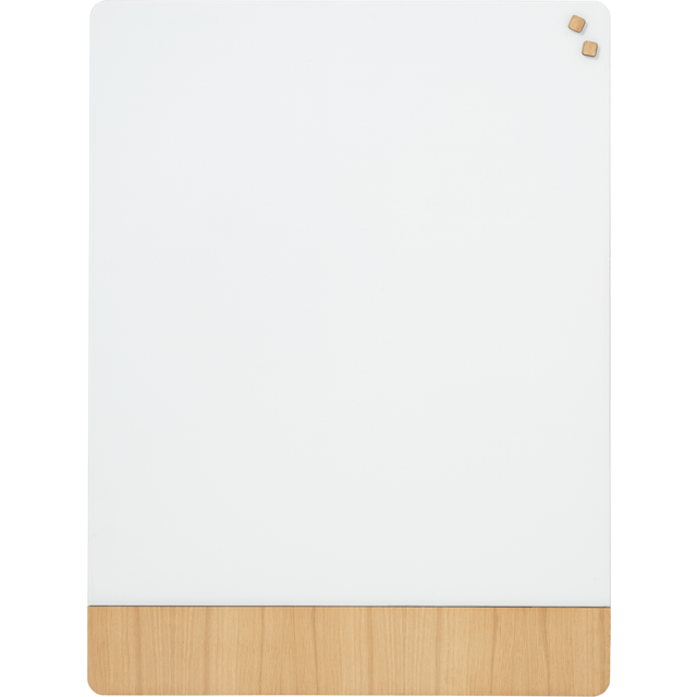 NAGA Glassboard tavla med ekfanér 40x60 cm | grå - Grå