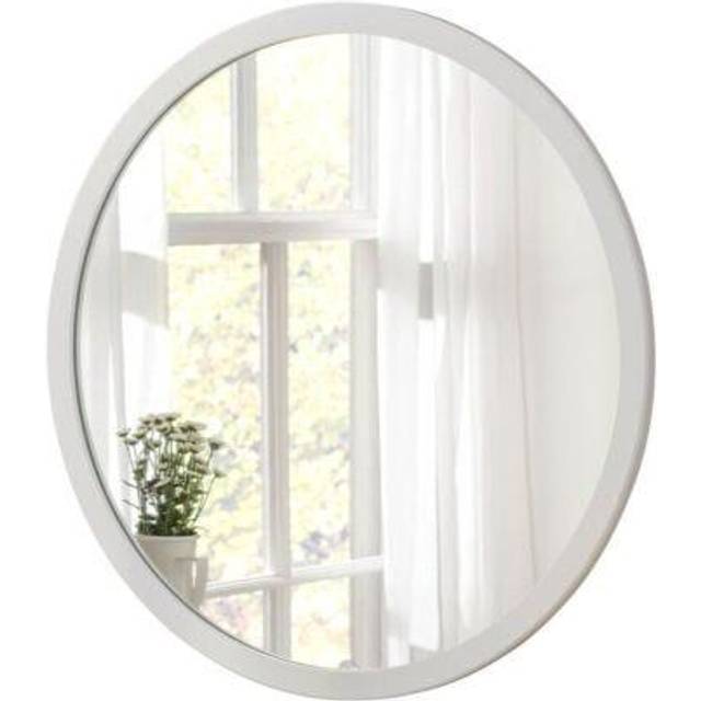 Yearn Classic Round Wall Mirror - White