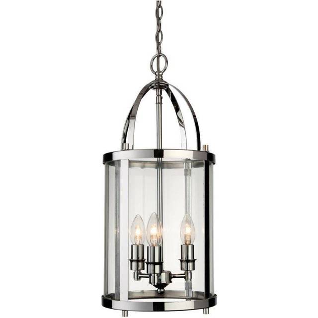 Firstlight 8301CH Imperial Polished Chrome 3 Light Hanging Hall Lantern
