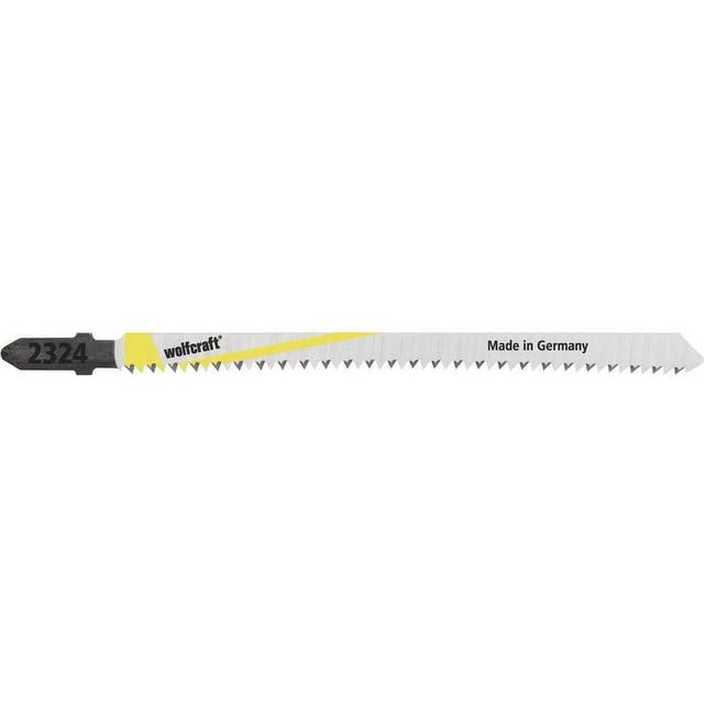 Wolfcraft 2324000 Jigsaw Blades HCS 130mm T-shank Clean Cuts Germany