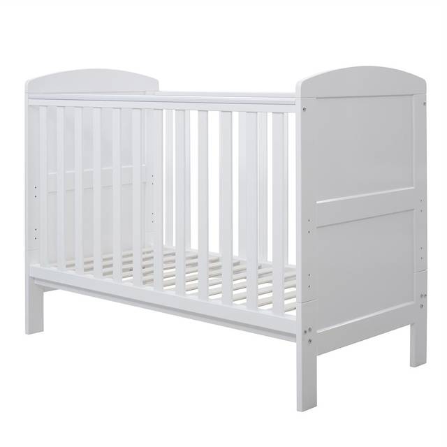 Ickle Bubba Coleby Mini Cot Bed White - Without Mattress