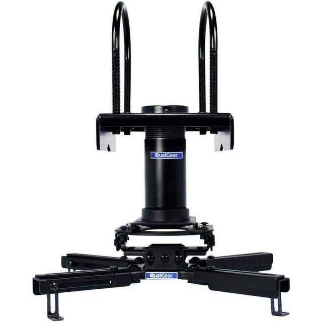 "QualGear Pro-AV QG-KIT-TA-3IN-B Projector Mount Kit Accessory with A Truss Ceiling Adapter, 3"" 1.5"", Black"