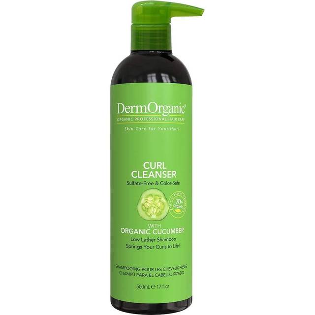 DermOrganic Organic Cucumber Curl Care  Sulfate Free Color Safe Hydrating  Shampoo  17oz