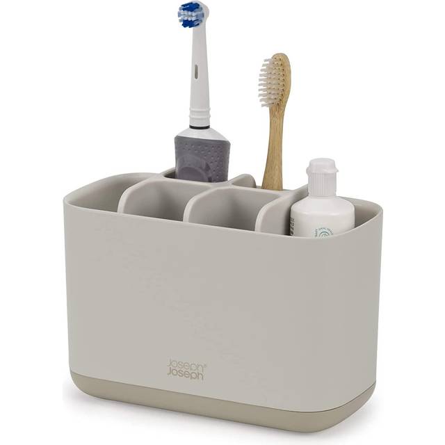 Joseph Joseph Easy Store Large Toothbrush Caddy - Ecru - Cream