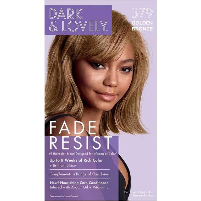 Dark and Lovely Fade Resistant Rich Conditioning Color # 379 Golden Bronze - 1 Application Hair Color